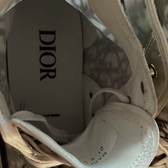 Mens Dior authentic B23 HIGH-TOP SNEAKER size 11 - Picture 3 of 3